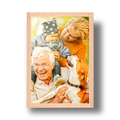 60x90 Portrait Canvas with frame