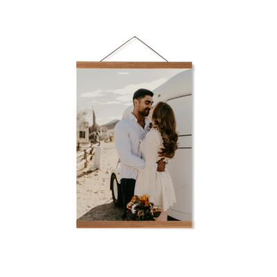 Poster with Wooden Poster Hanger – A2 Portrait
