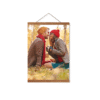 Poster with Wooden Poster Hanger – A4 Portrait