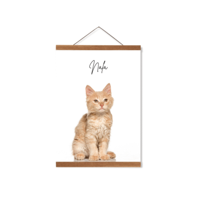 Poster with Wooden Poster Hanger – A3 Portrait