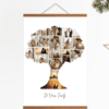 Custom Family Tree Collage  – A3 Portrait  Poster Hanger