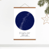 Personalized Star Map – A3 Portrait  Poster Hanger