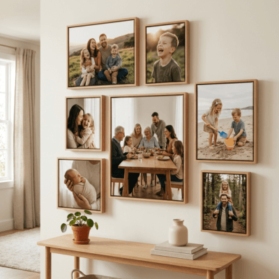 Canvas with frame