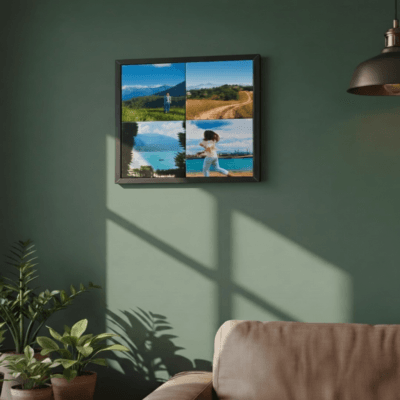 Alternative view of Custom 4 Square Photo Tiles