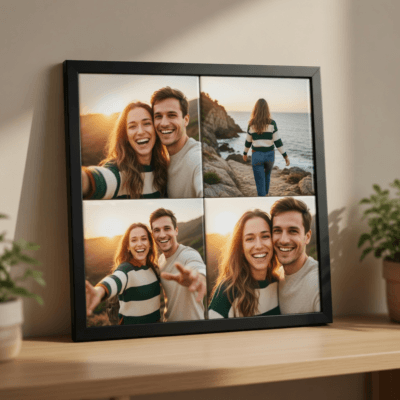 Custom 4 Square Photo Tiles - Image 4