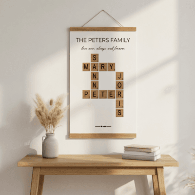 Alternative view of Custom Family Crossword