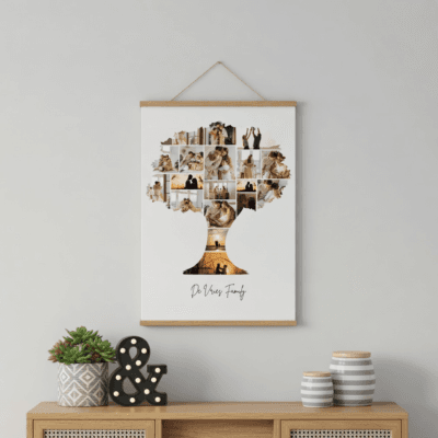 Alternative view of Custom Family Tree Collage  – Poster Hanger