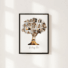 Custom Family Tree Collage  – Framed Poster