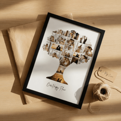Custom Family Tree Collage  – Framed Poster - Image 5