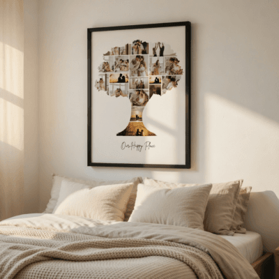 Custom Family Tree Collage  – Framed Poster - Image 3