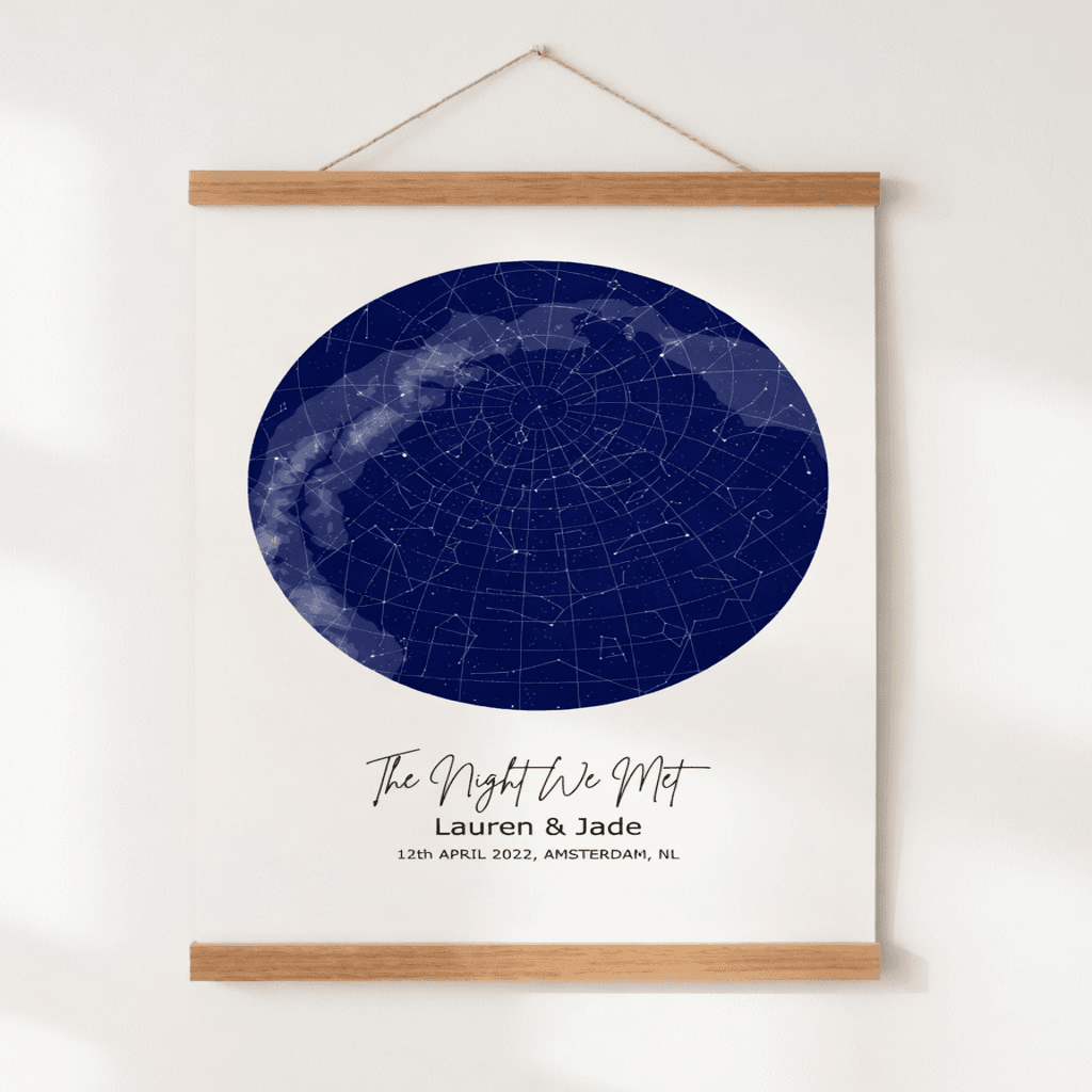 Personalized Star Map – Poster Hanger