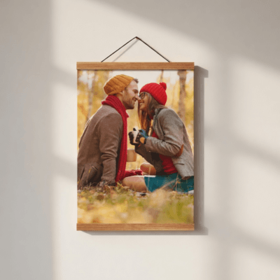 Poster with Wooden Poster Hanger - Image 3