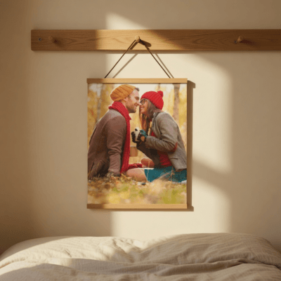 Poster with Wooden Poster Hanger - Image 5